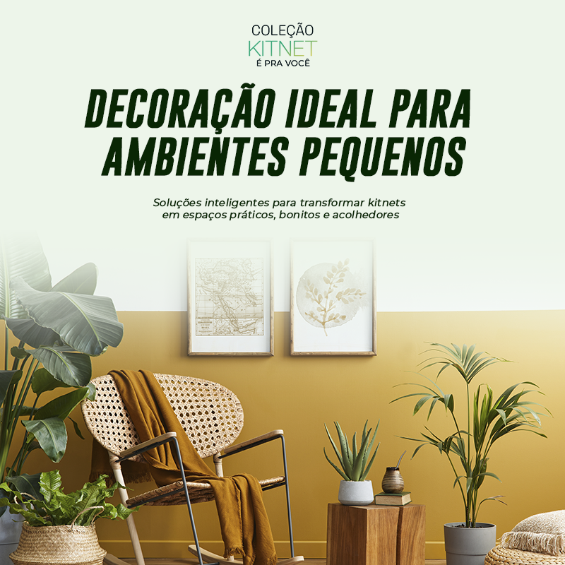 Capa Decoração Ideal para Ambientes Pequenos